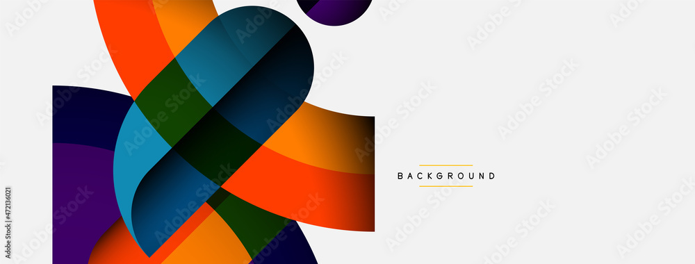 Trendy shapes, color minimal design composition, lines and shadows for wallpaper banner background or landing page Trendy shapes, color minimal design composition, lines and shadows for wallpaper banner background or landing page