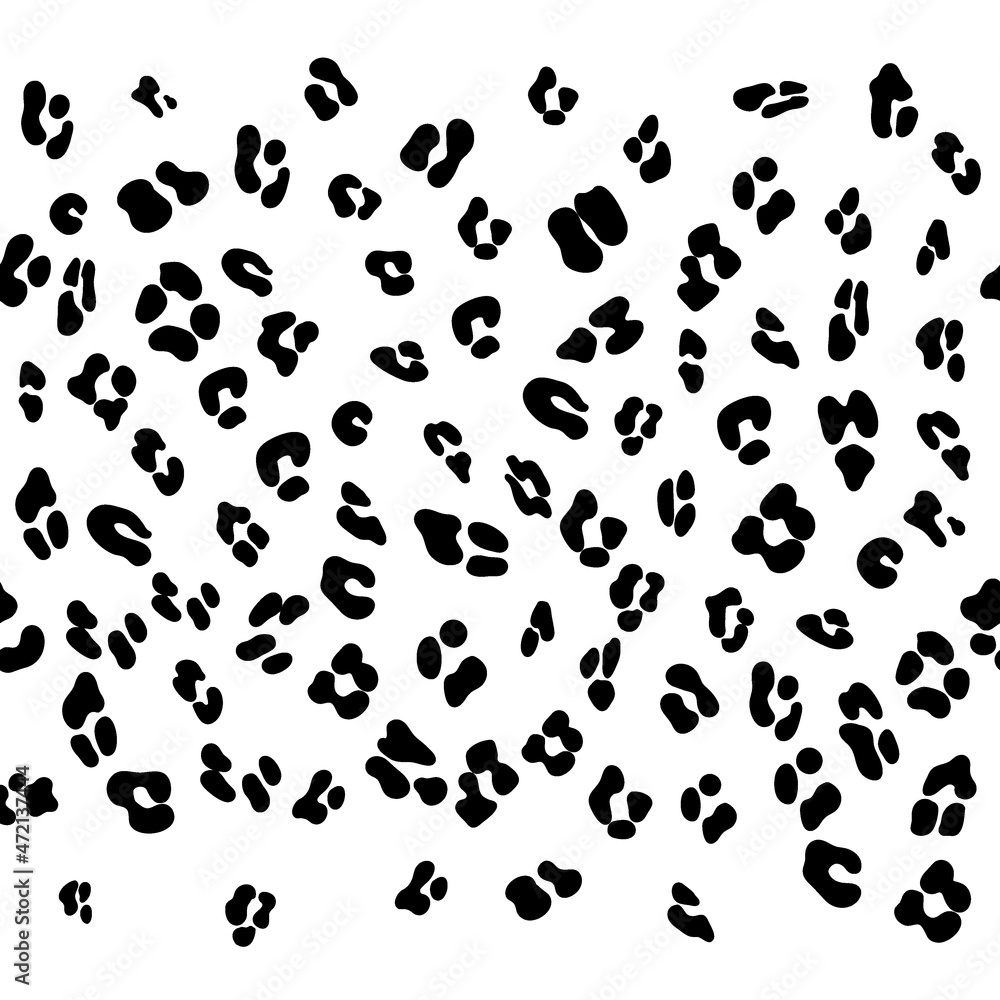 Leopard seamless black and white pattern. Leopard pattern design. Seamless ocelot pattern for wallpaper, wrapping pape, textile. Leopard seamless black and white pattern. Leopard pattern design. Seamless ocelot pattern for wallpaper, wrapping pape, textile.