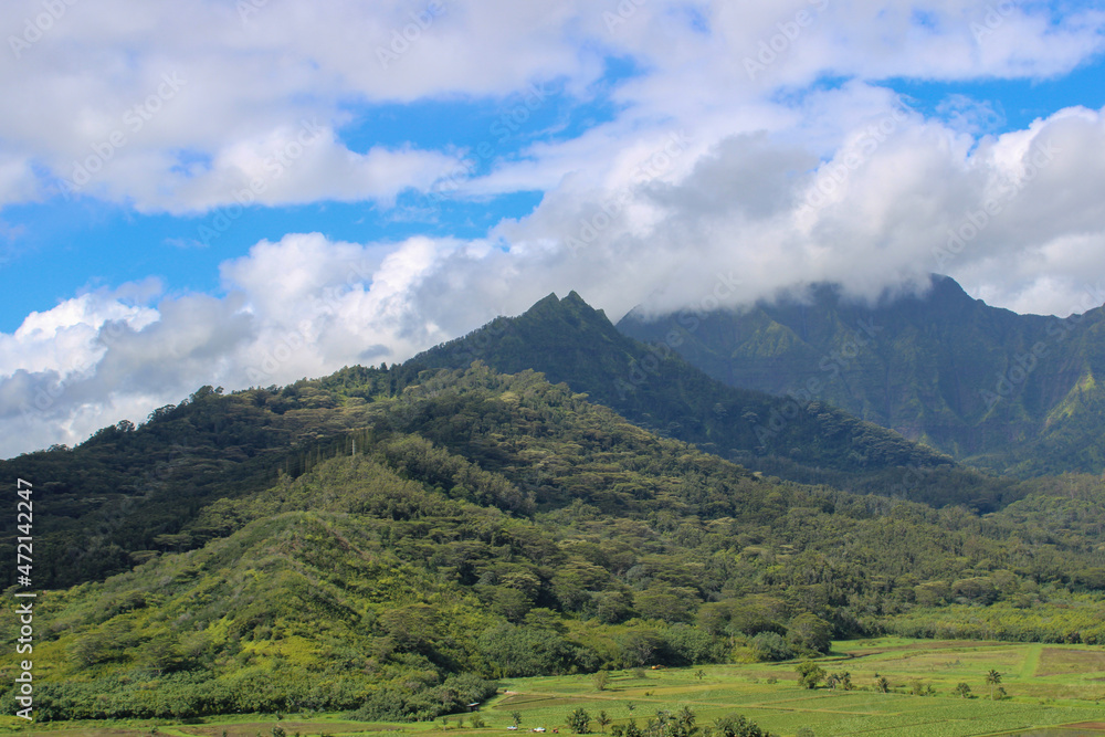 landscape with mountains and sky landscape with mountains and sky