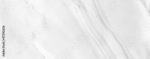 White marble texture background banner top view. Tiles natural stone floor with high resolution. Luxury abstract patterns. Marbling design for banner, wallpaper, packaging design template