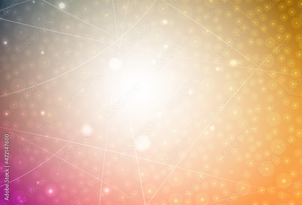 Light Orange vector layout with flat lines. Light Orange vector layout with flat lines.