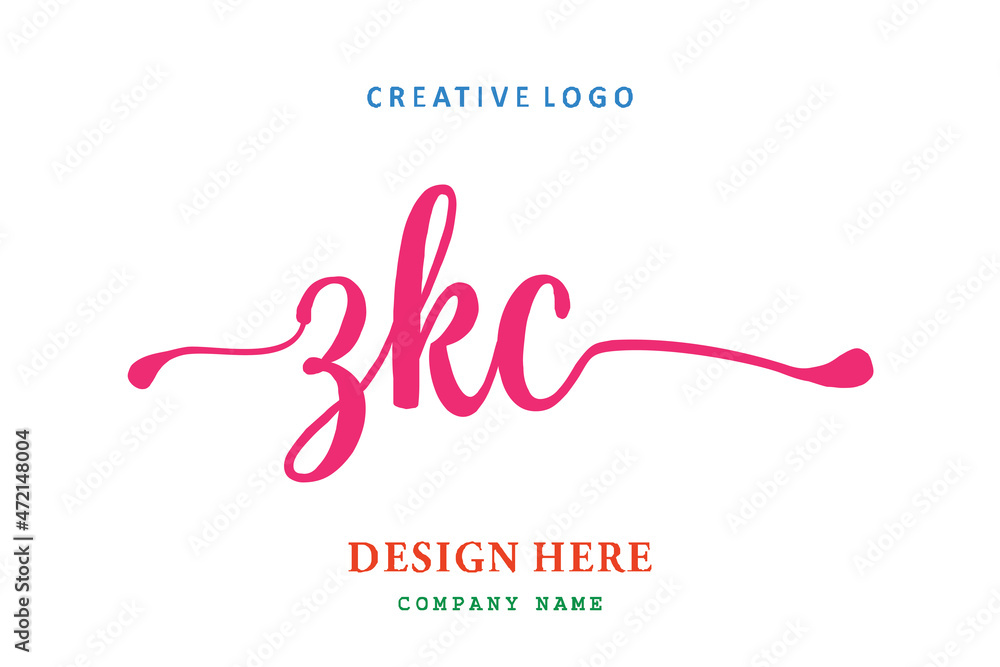 ZKC lettering logo is simple, easy to understand and authoritative ZKC lettering logo is simple, easy to understand and authoritative