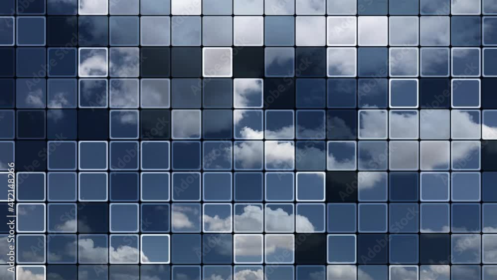 modern animation background computer graphic design grid, block and ...