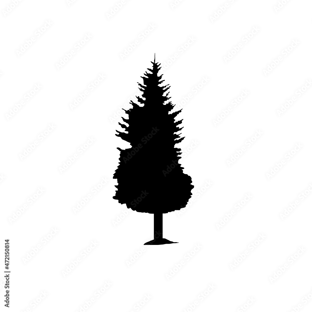 Pine tree Silhouette Christmas tree SVG Fir trees Pine tree Silhouette Christmas tree SVG Fir trees