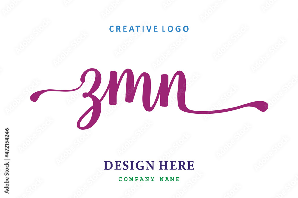 ZMN lettering logo is simple, easy to understand and authoritative ZMN lettering logo is simple, easy to understand and authoritative