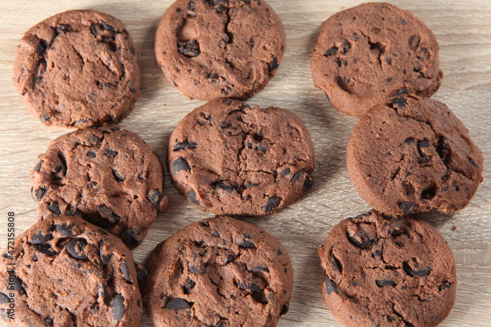chocolate chip cookies on a plate chocolate chip cookies on a plate
