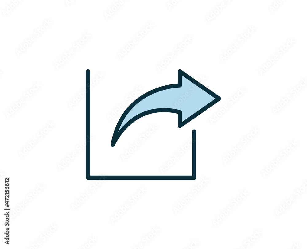 Share premium line icon. Simple high quality pictogram. Modern outline style icons. Stroke vector illustration on a white background. Share premium line icon. Simple high quality pictogram. Modern outline style icons. Stroke vector illustration on a white background.