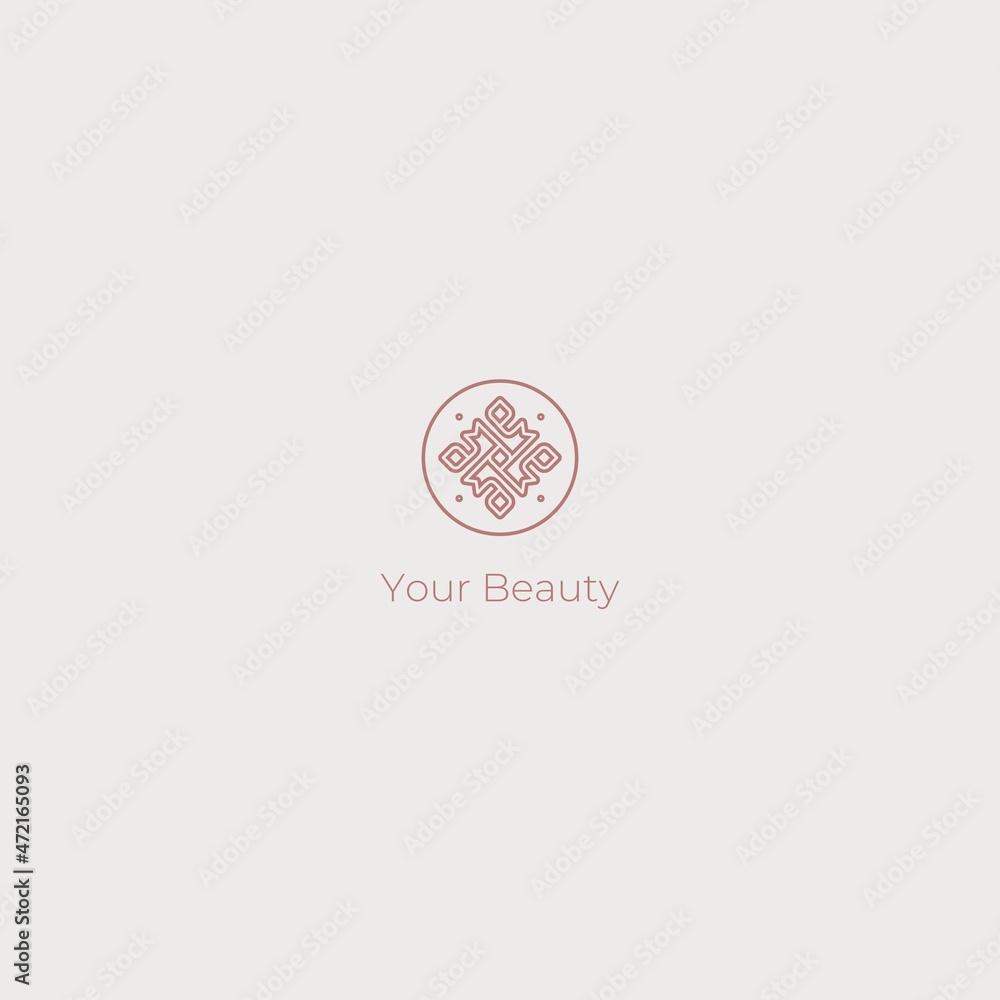 Vector logo in mandala style. Geometric emblem. Elegant logo for shops, astrologers, tetahilling, psychology, jewelry, bracelets. Vector logo in mandala style. Geometric emblem. Elegant logo for shops, astrologers, tetahilling, psychology, jewelry, bracelets.