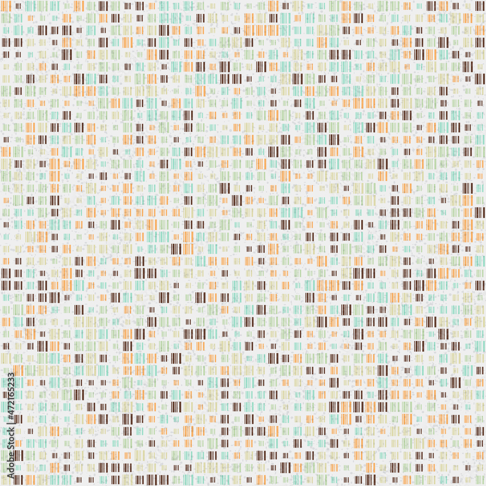 Fototapeta premium Abstract Geometric Pattern generative computational art illustration