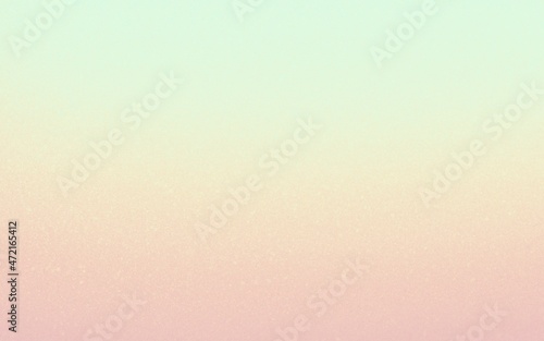 Pink, yellow and green grainy gradient. Warm soft pastel background for beauty banner or poster. Subtle light sky texture with stipple effect.