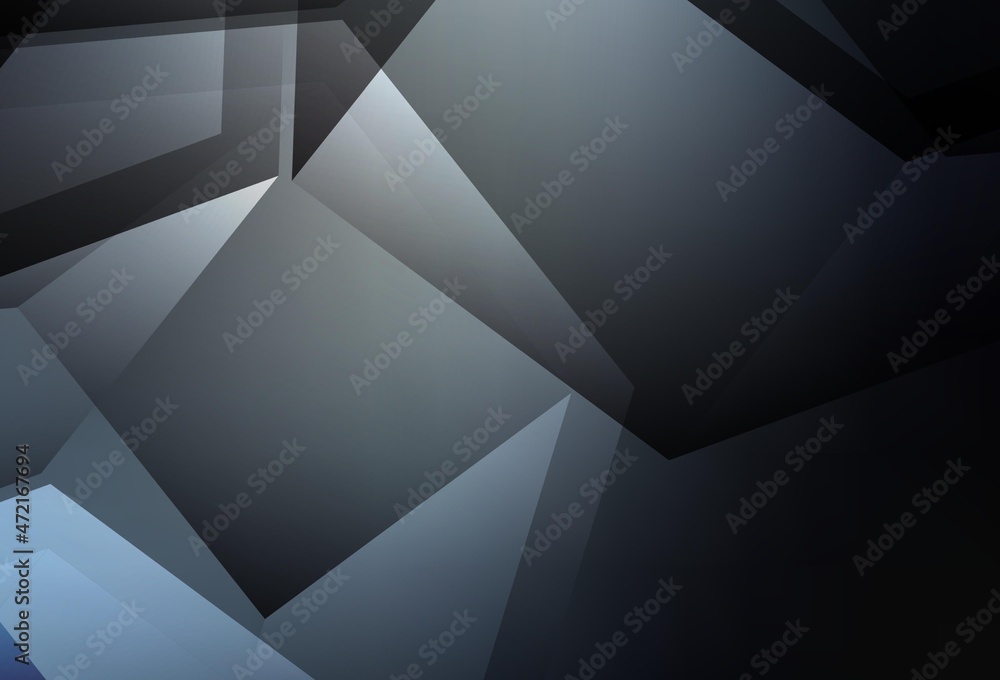 Light Gray vector triangle mosaic texture. Light Gray vector triangle mosaic texture.