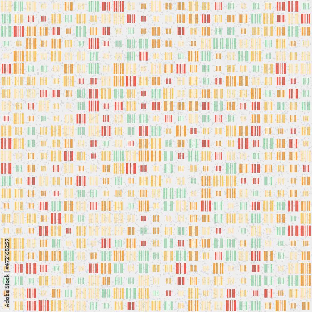 Fototapeta premium Abstract Geometric Pattern generative computational art illustration