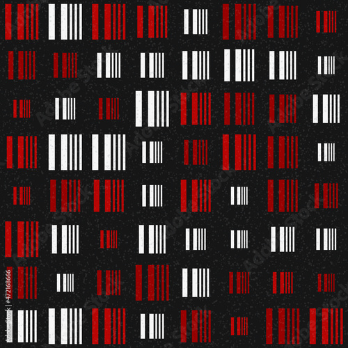 Abstract Geometric Pattern generative computational art illustration