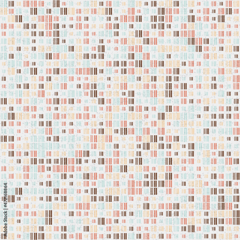 Fototapeta premium Abstract Geometric Pattern generative computational art illustration