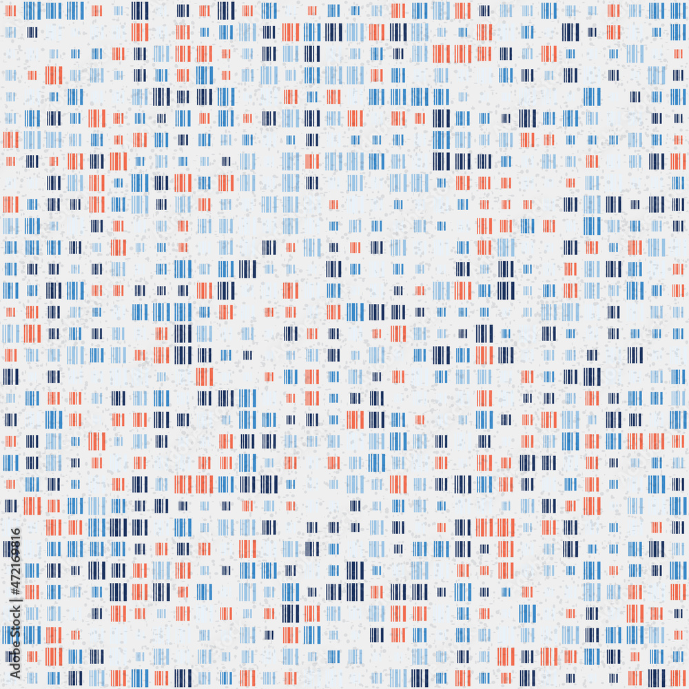 Fototapeta premium Abstract Geometric Pattern generative computational art illustration