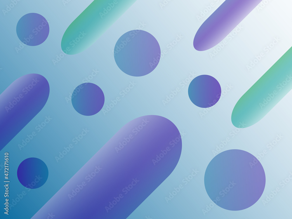 Abstract geometric blue circuler elegant modern pattern colorful background