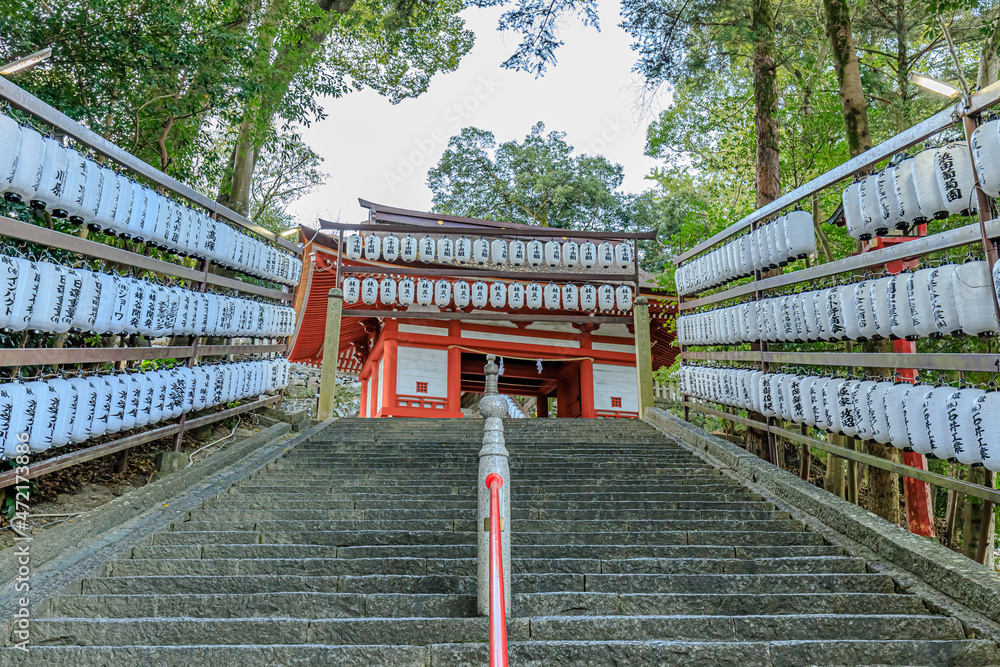 秋の吉備津神社 岡山県岡山市 Kibitsu Shrine in Autumn. Okayama-ken Okayama-city 秋の吉備津神社 岡山県岡山市 Kibitsu Shrine in Autumn. Okayama-ken Okayama-city