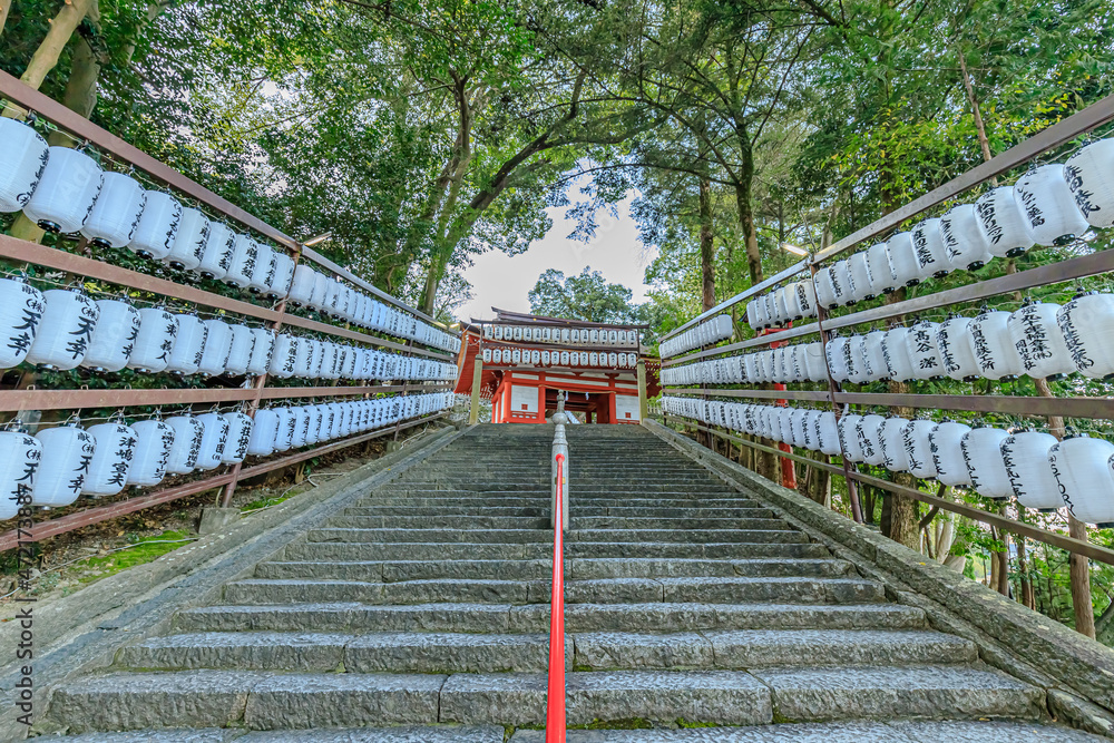 秋の吉備津神社 岡山県岡山市 Kibitsu Shrine in Autumn. Okayama-ken Okayama-city 秋の吉備津神社 岡山県岡山市 Kibitsu Shrine in Autumn. Okayama-ken Okayama-city