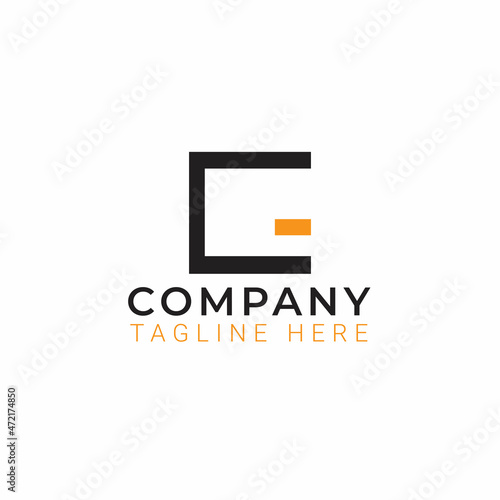 simple letter G logo vector.