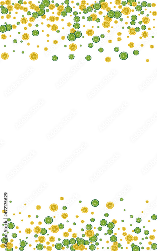 Yellow Fruit Background White Vector. Lime Dessert Set. Juicy Splash Lemon. Green Colorful Decoration. Yellow Fruit Background White Vector. Lime Dessert Set. Juicy Splash Lemon. Green Colorful Decoration.