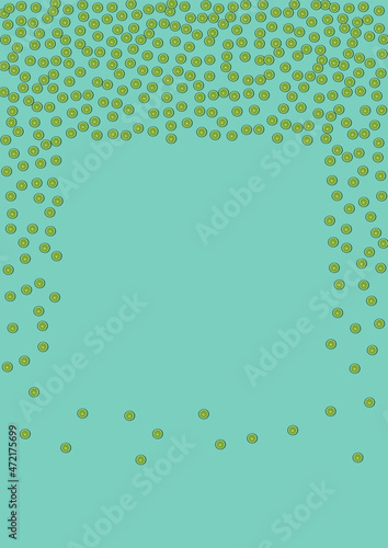 Bright Lime Background Green Vector. Dessert Pattern. Greenish Fruit Effect. Health Greenish Pattern.