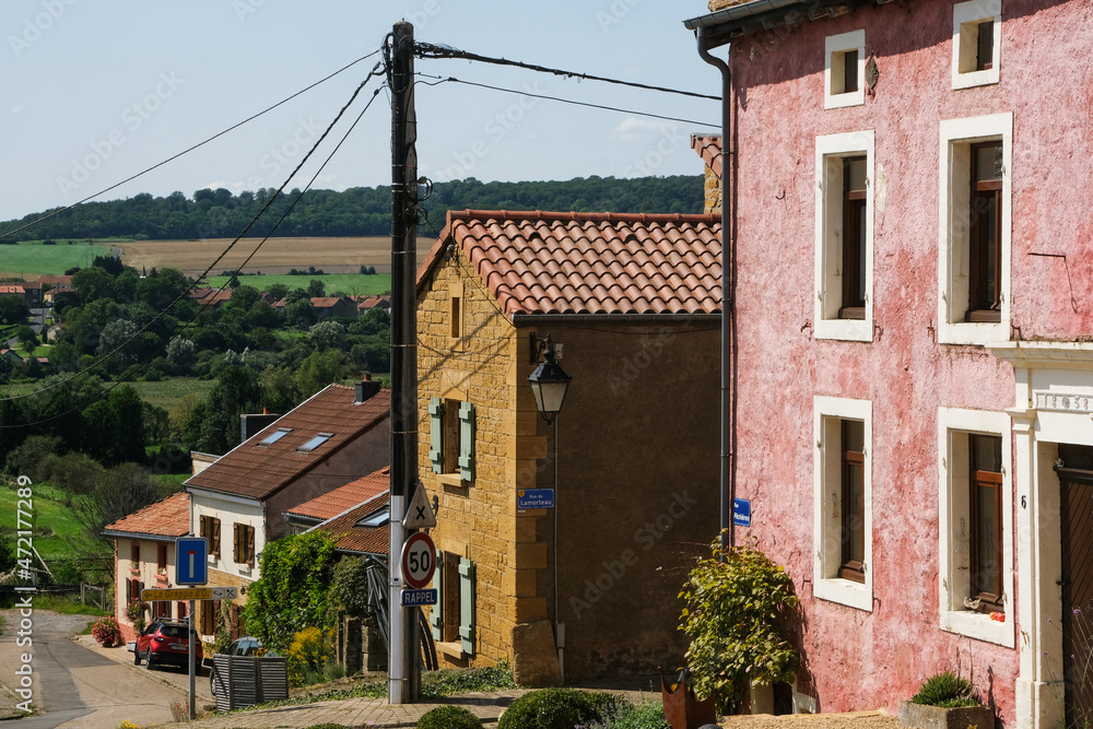 houses in the village of Torgny-Belgium
