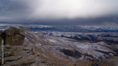 stunning view from the Bermamyt plateau © PETR