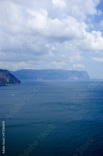 view of the sea and mountains © Milana