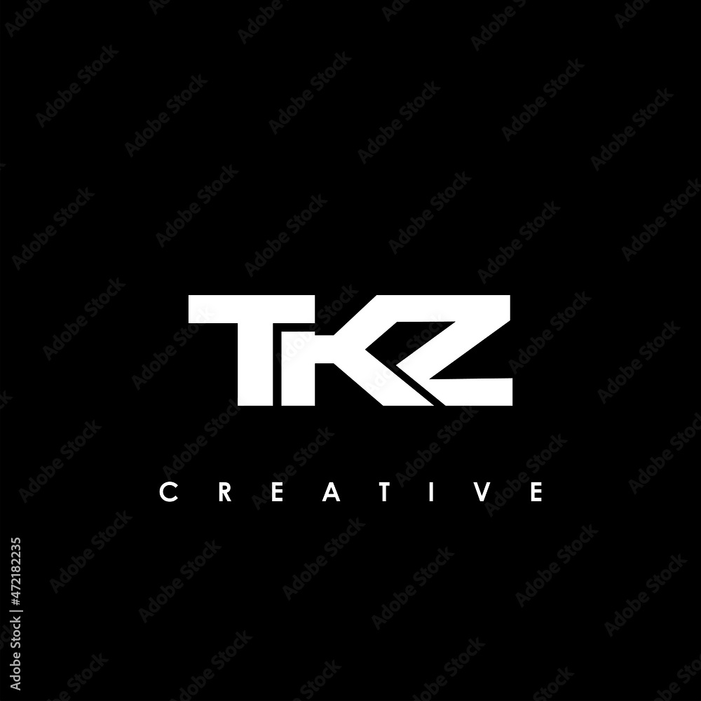 TKZ Letter Initial Logo Design Template Vector Illustration TKZ Letter Initial Logo Design Template Vector Illustration