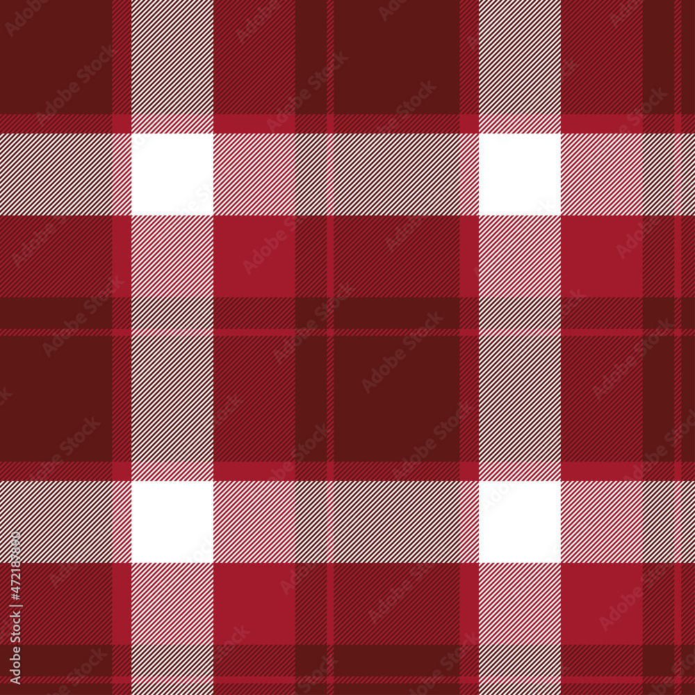 custom made wallpaper toronto digitalSeamless plaid pattern in burgundy red and white. All over classic fabric print. 