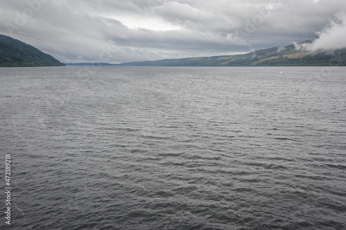 view of Loch Ness in Scotland