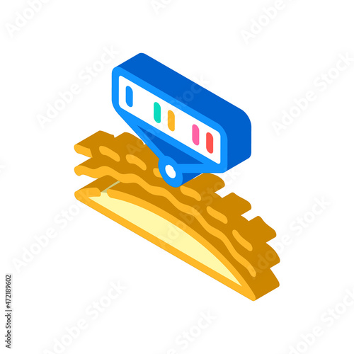 spectral analysis of stars and planets isometric icon vector. spectral analysis of stars and planets sign. isolated symbol illustration