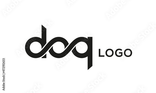 Letter DOQ creative logo design vector	 photo