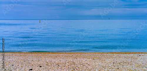 Beach of Porto Sant Elpidio at springtime photo