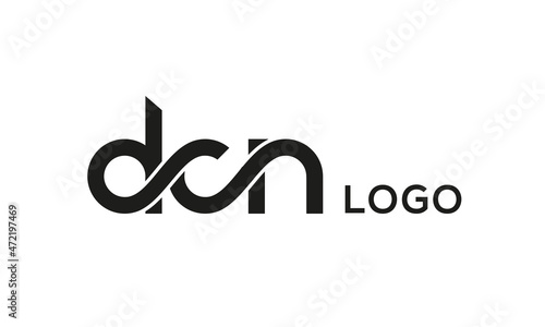 Letter DCN creative logo design vector	 photo