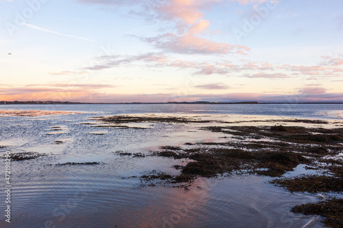 sunset on the beach