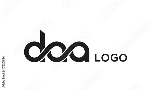 Letter DAA creative logo design vector	