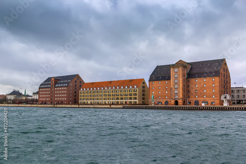Waterfront of channel, Copenhagen, Denmark © borisb17