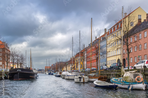 Channel in Copenhagen  Denmark