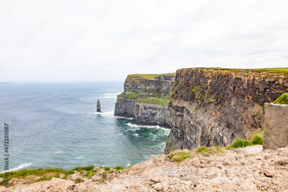 view of the cliffs in ireland view of the cliffs in ireland