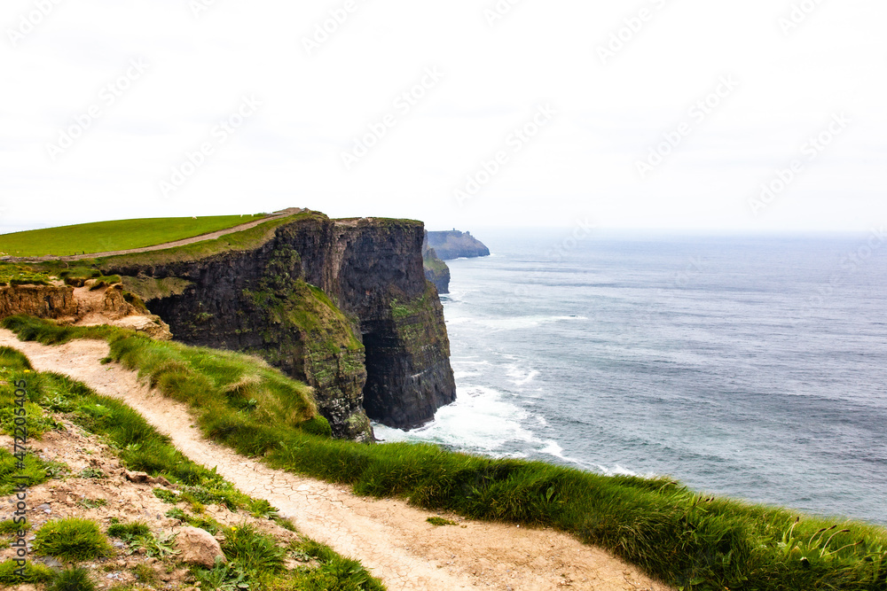 view of the cliffs in ireland