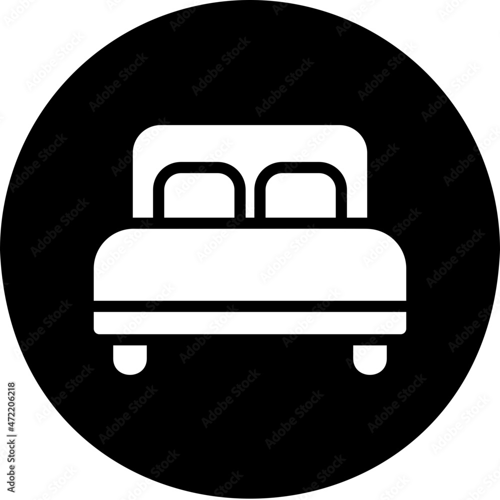 bed glyph icon bed glyph icon