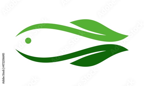 fish and leaf