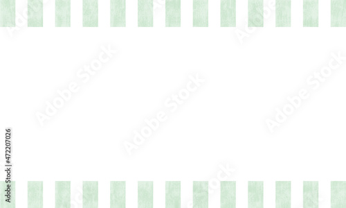 グリーンのパステルカラーのフレーム