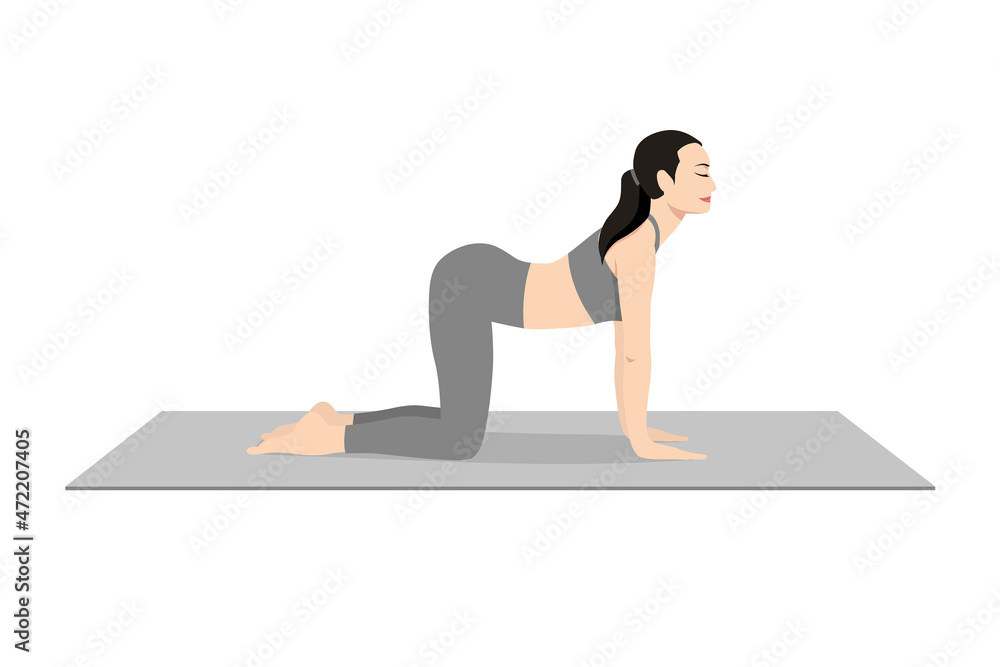 Jivam Ayurved - Marjaryasana/Bitilasana or the cat/cow pose is a fusion of  two stretches to gently stretch and warm up your spine. This  breath-synchronized pose is beneficial for your Body, Mind &
