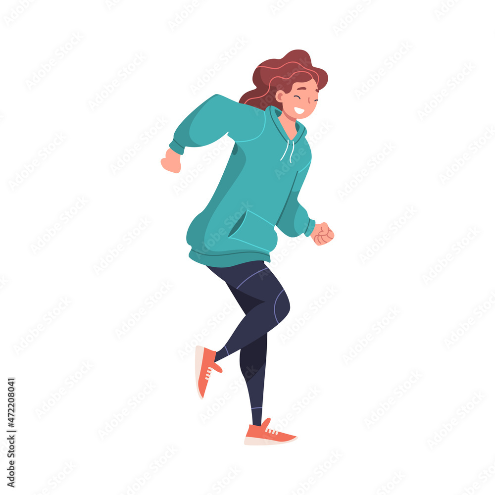 Young Excited Female Feeling Happy in Anticipation of Festive Gifts Vector Illustration Young Excited Female Feeling Happy in Anticipation of Festive Gifts Vector Illustration