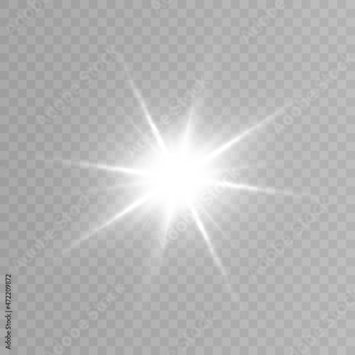 Christmas guiding star. For your vector illustrations.