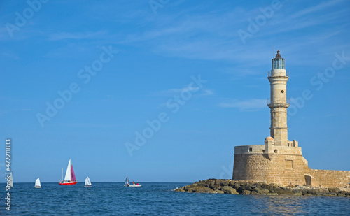 The lighthouse of Chania, Greece   © ASakoulis