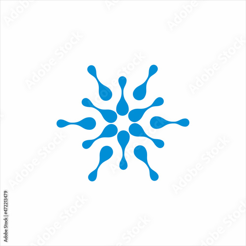 Vector connection icon logo design 