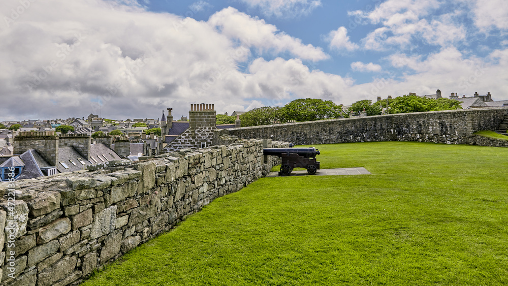 custom made wallpaper toronto digitalLerwick, Fort Charlotte, fortress in the Scottish city on the Shetland Island.
